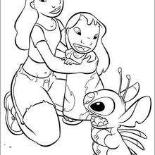 188+ Stitch Coloring Pages Free Printable 11