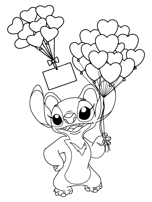 188+ Stitch Coloring Pages Free Printable 116