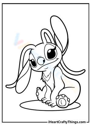 188+ Stitch Coloring Pages Free Printable 118