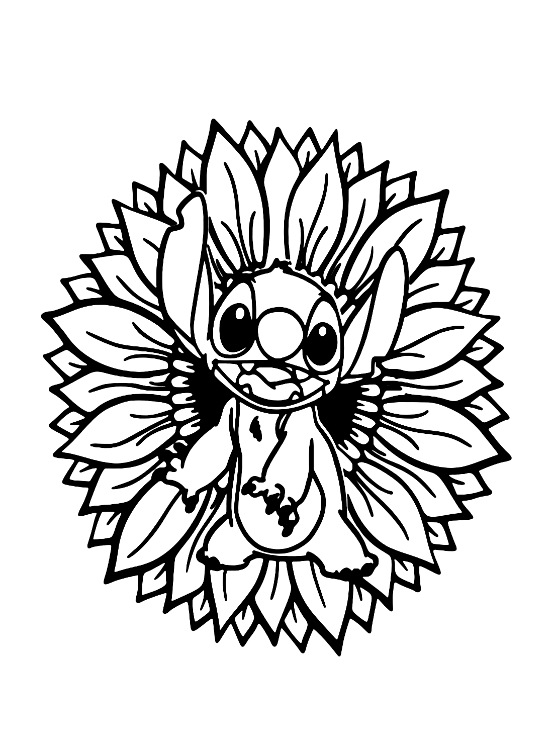 188+ Stitch Coloring Pages Free Printable 119