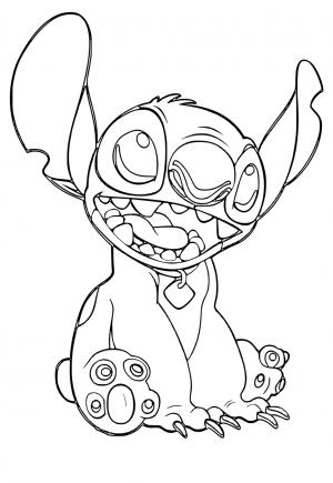 188+ Stitch Coloring Pages Free Printable 123