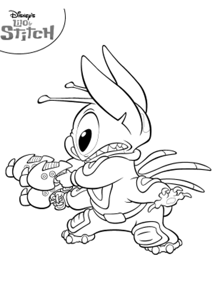 188+ Stitch Coloring Pages Free Printable 134