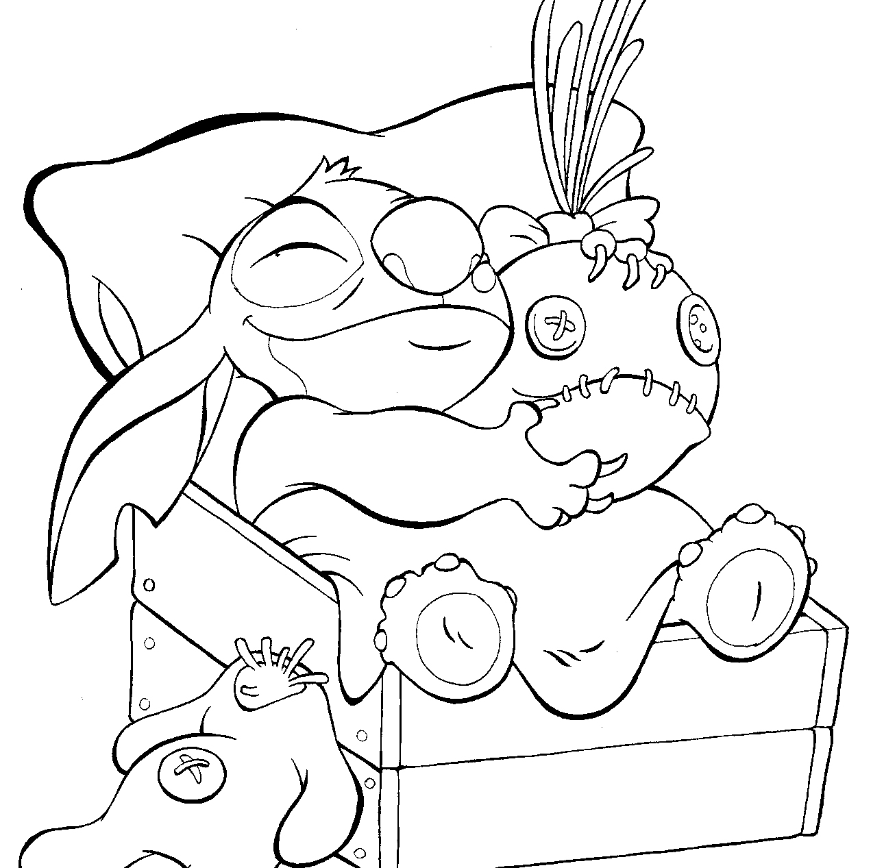 188+ Stitch Coloring Pages Free Printable 145