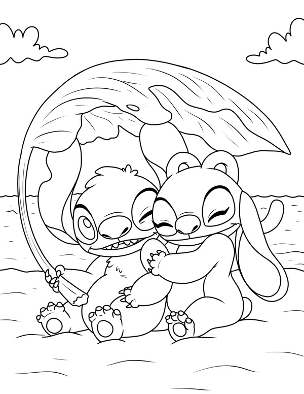 188+ Stitch Coloring Pages Free Printable 149