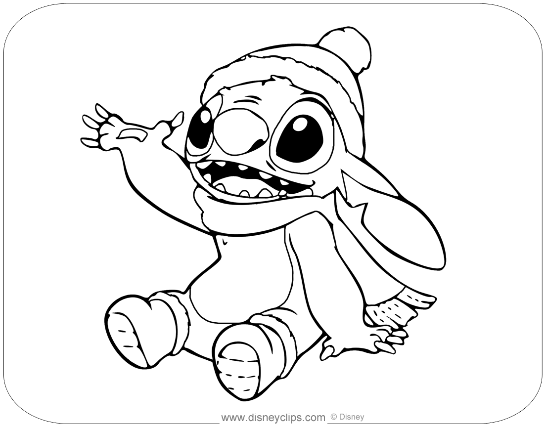 188+ Stitch Coloring Pages Free Printable 156