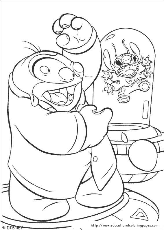 188+ Stitch Coloring Pages Free Printable 162