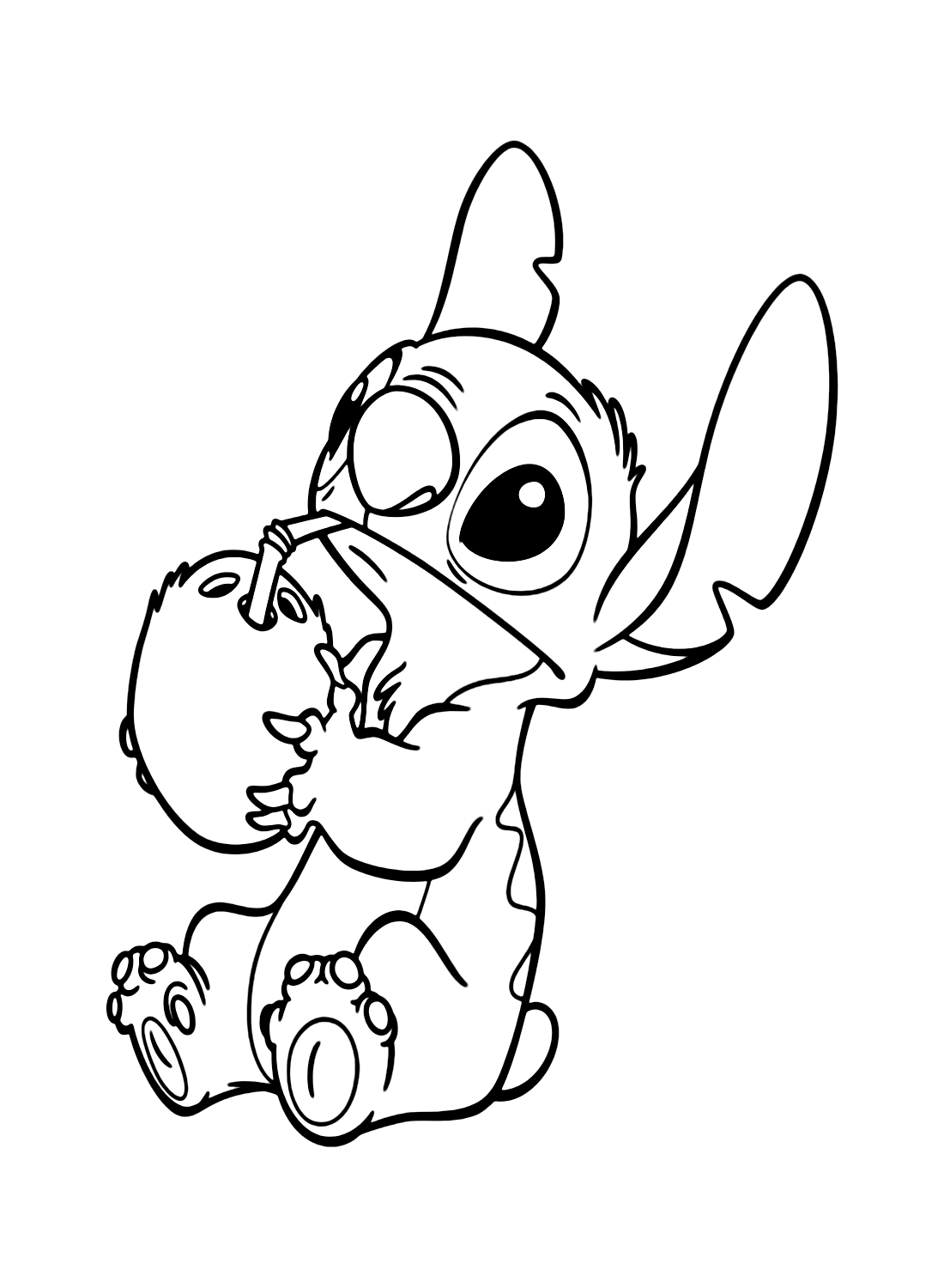 188+ Stitch Coloring Pages Free Printable 167