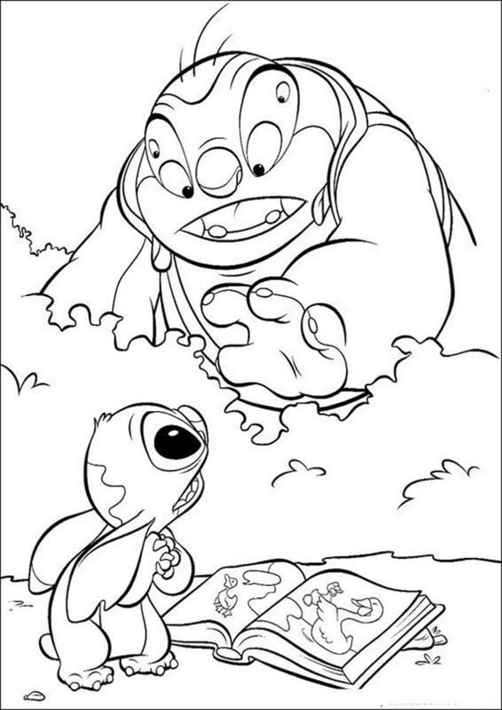 188+ Stitch Coloring Pages Free Printable 168