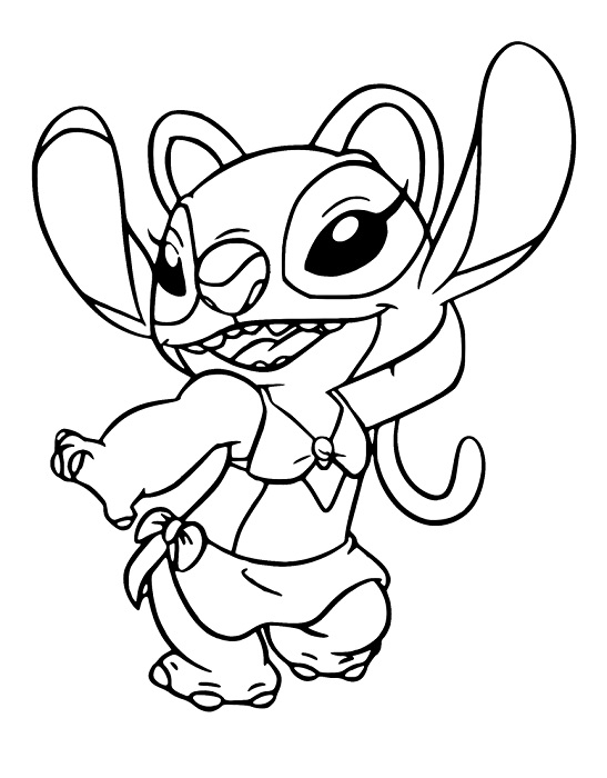 188+ Stitch Coloring Pages Free Printable 17