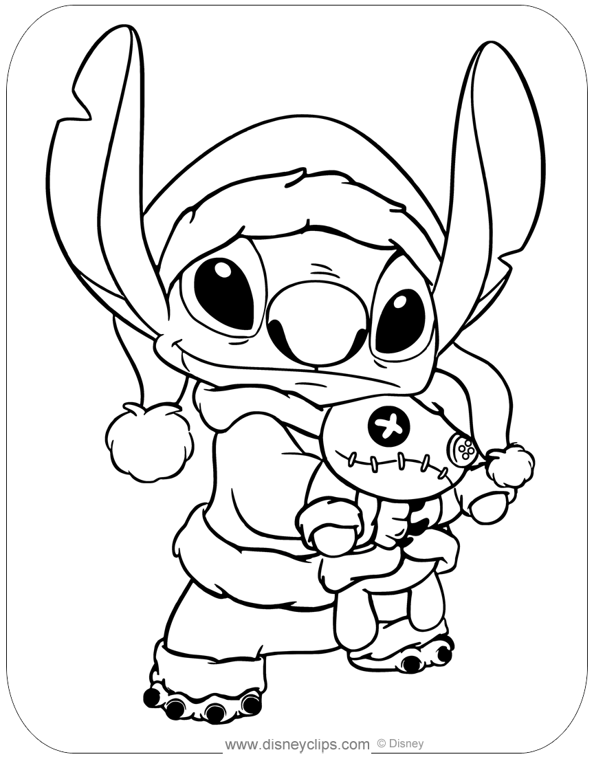 188+ Stitch Coloring Pages Free Printable 18