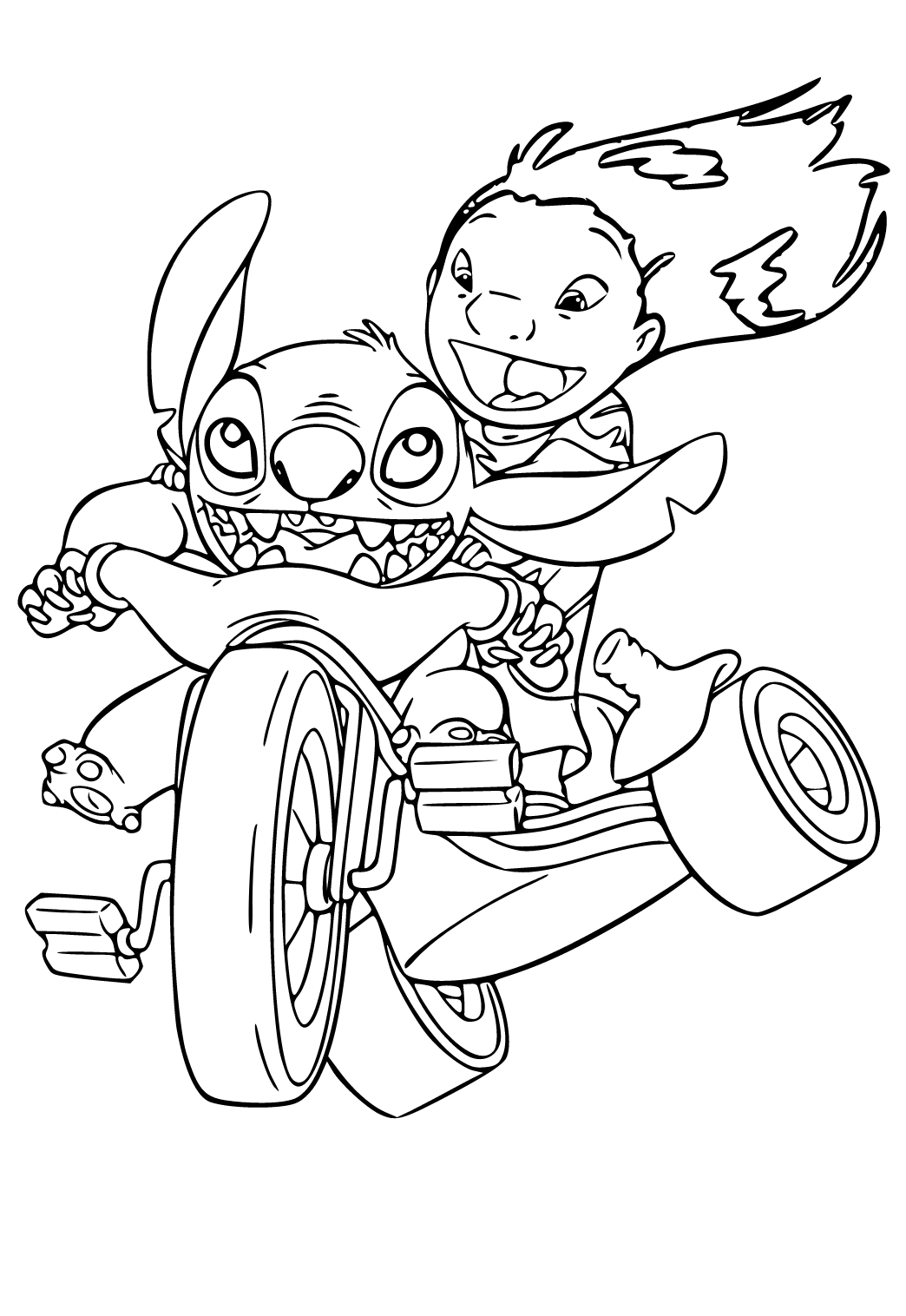 188+ Stitch Coloring Pages Free Printable 183