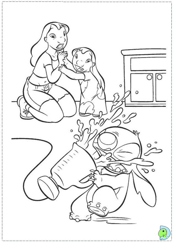 188+ Stitch Coloring Pages Free Printable 184