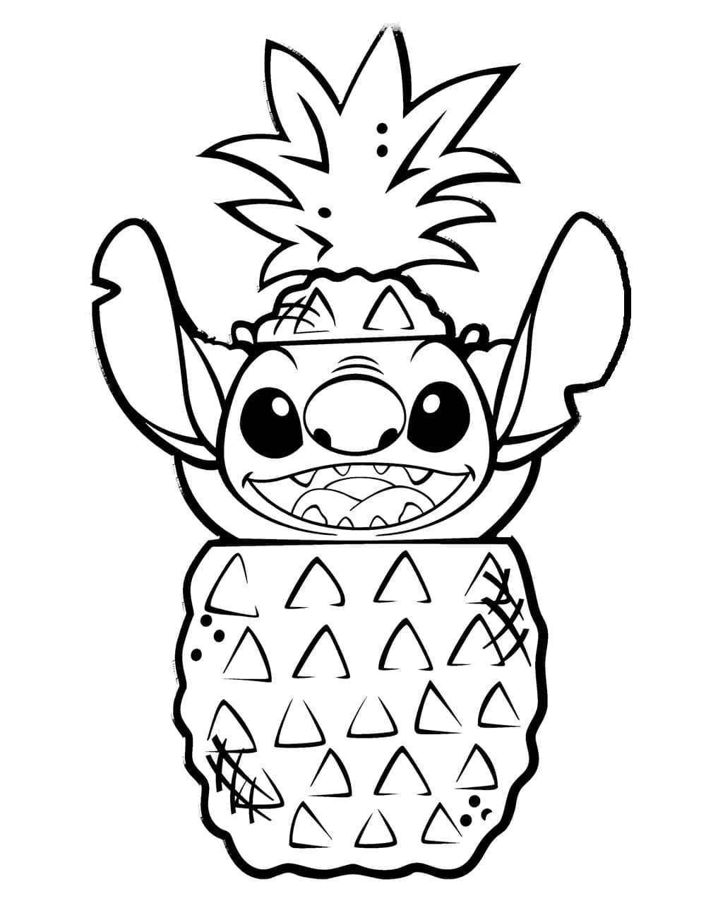 188+ Stitch Coloring Pages Free Printable 29