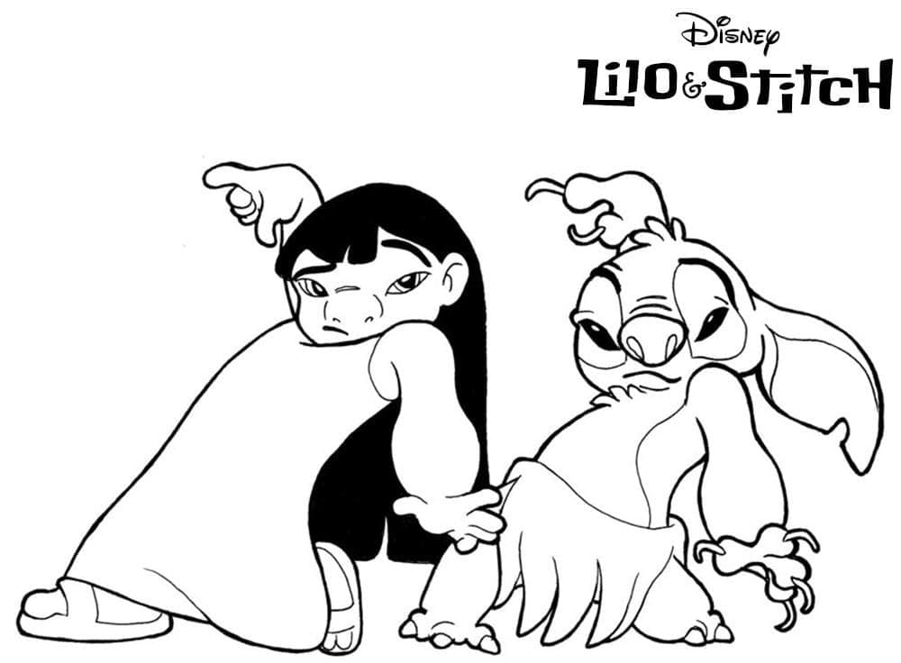 188+ Stitch Coloring Pages Free Printable 31