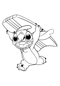 188+ Stitch Coloring Pages Free Printable 35