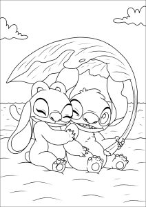 188+ Stitch Coloring Pages Free Printable 36