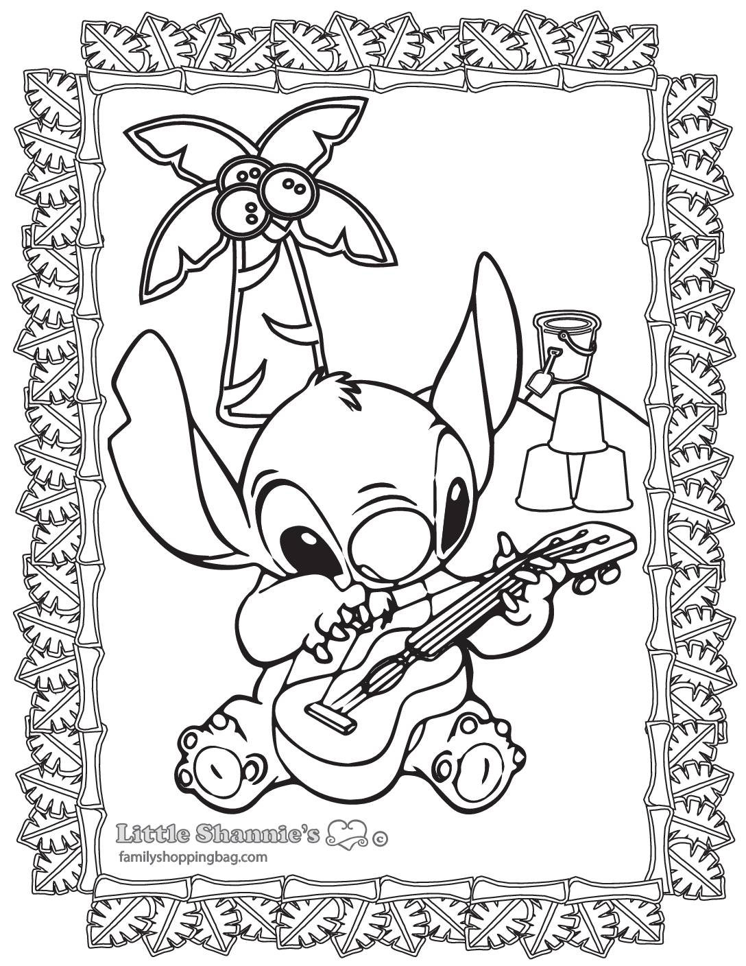 188+ Stitch Coloring Pages Free Printable 40