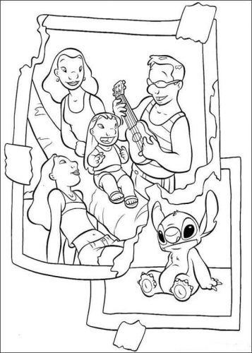 188+ Stitch Coloring Pages Free Printable 42