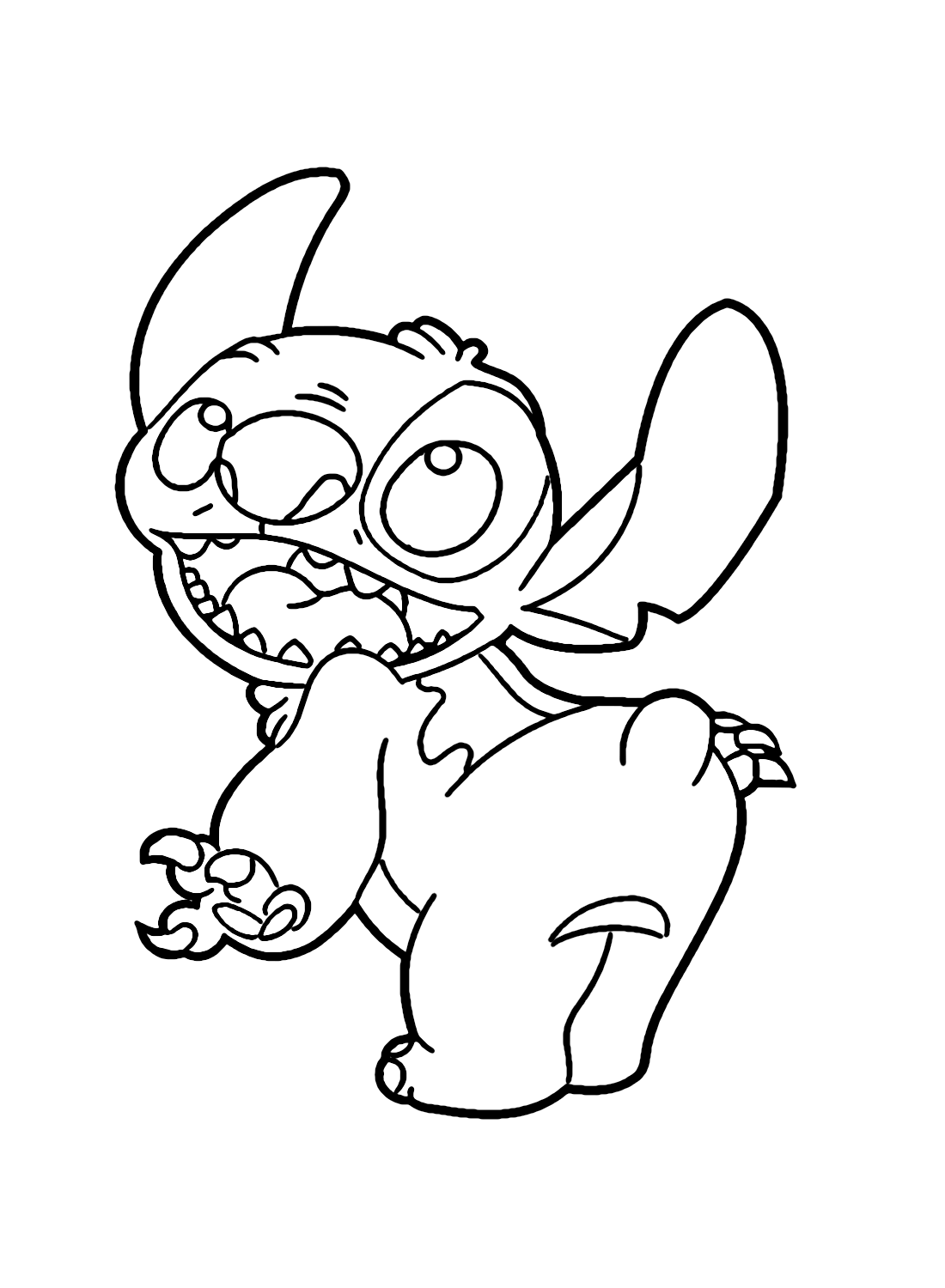 188+ Stitch Coloring Pages Free Printable 43