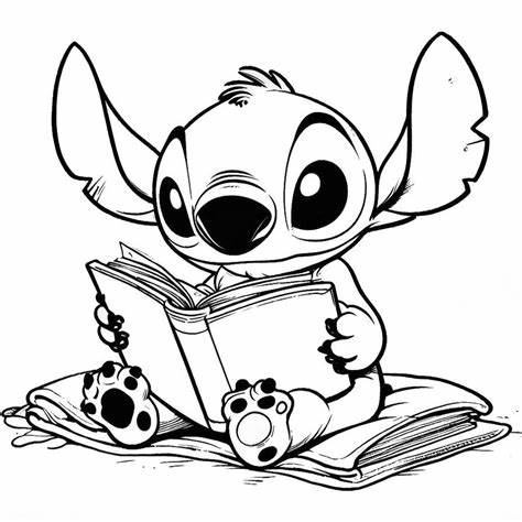 188+ Stitch Coloring Pages Free Printable 44