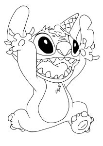 188+ Stitch Coloring Pages Free Printable 49