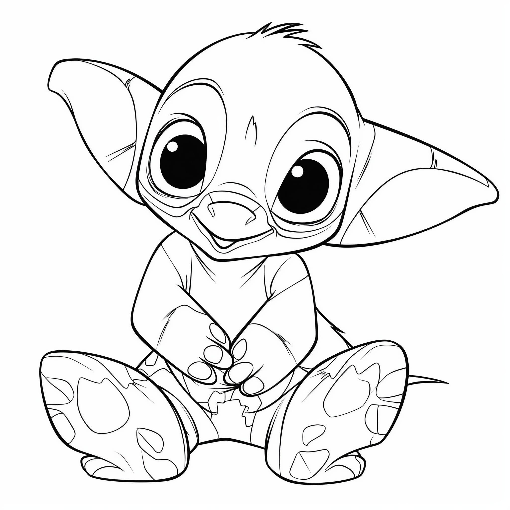 188+ Stitch Coloring Pages Free Printable 56