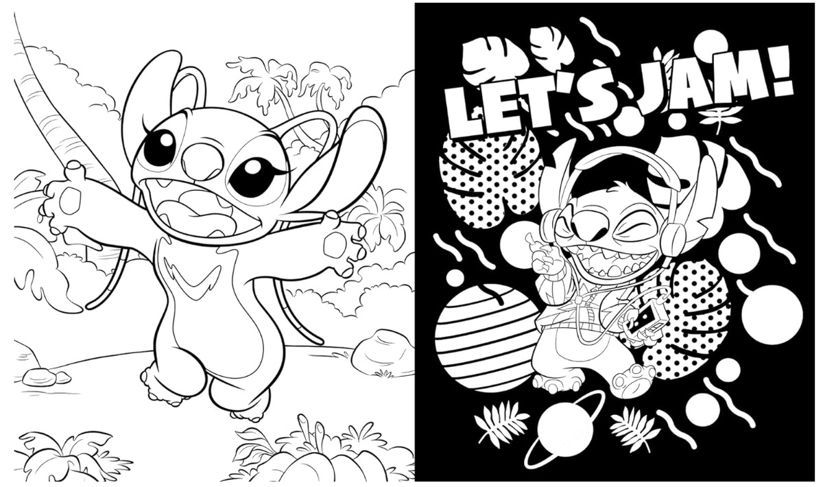 188+ Stitch Coloring Pages Free Printable 62