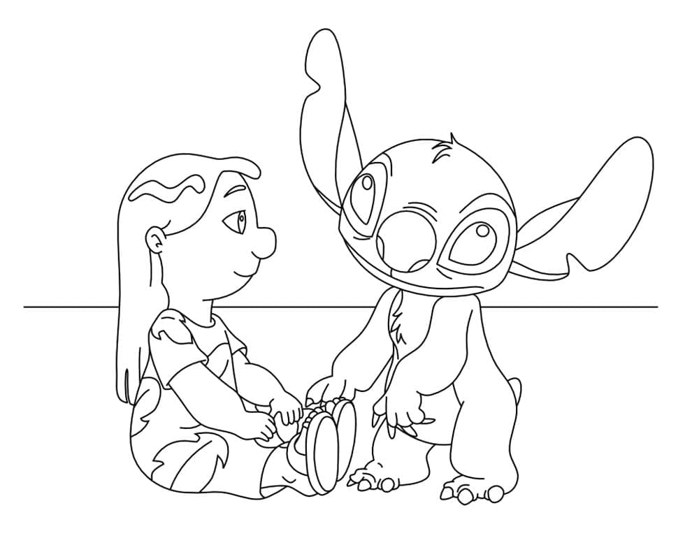 188+ Stitch Coloring Pages Free Printable 69