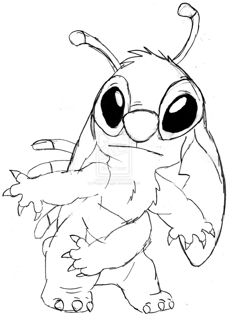 188+ Stitch Coloring Pages Free Printable 72