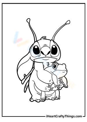 188+ Stitch Coloring Pages Free Printable 73