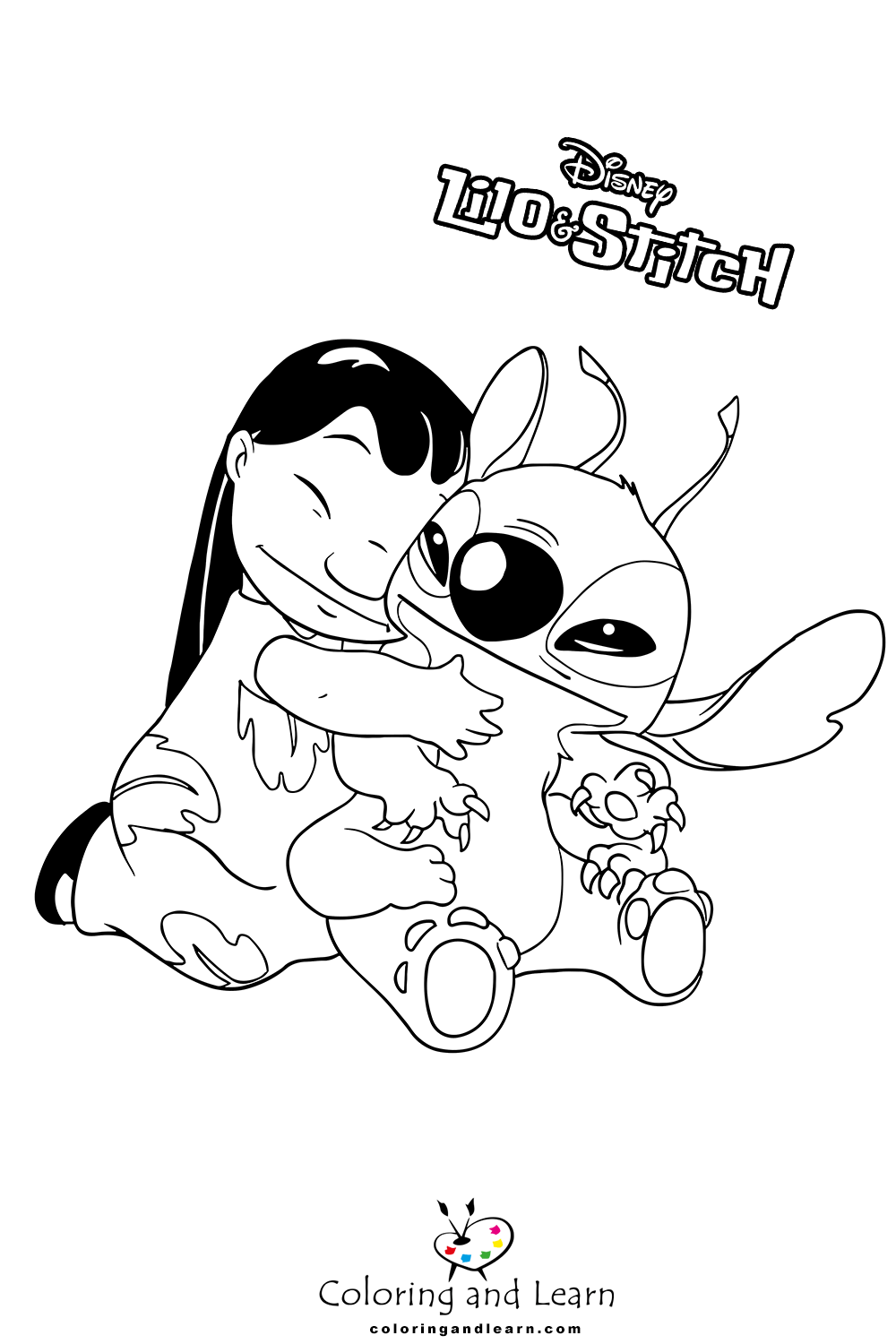 188+ Stitch Coloring Pages Free Printable 85