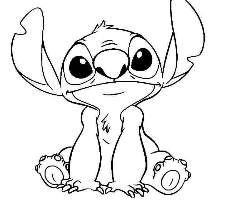 188+ Stitch Coloring Pages Free Printable 86