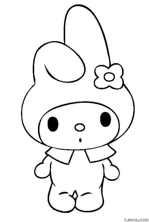 190+ Kawaii Sanrio Characters Coloring Pages Printable 10