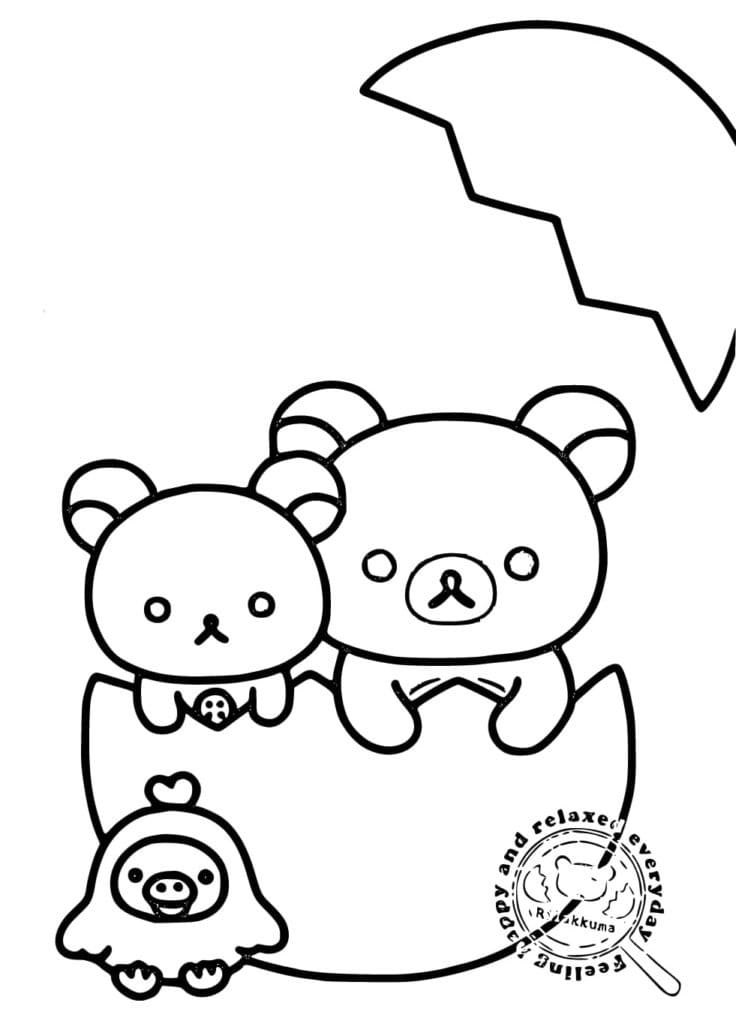 190+ Kawaii Sanrio Characters Coloring Pages Printable 102