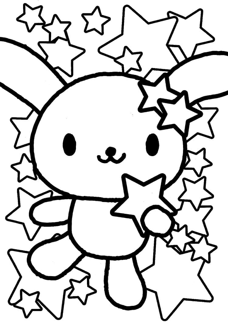 190+ Kawaii Sanrio Characters Coloring Pages Printable 109