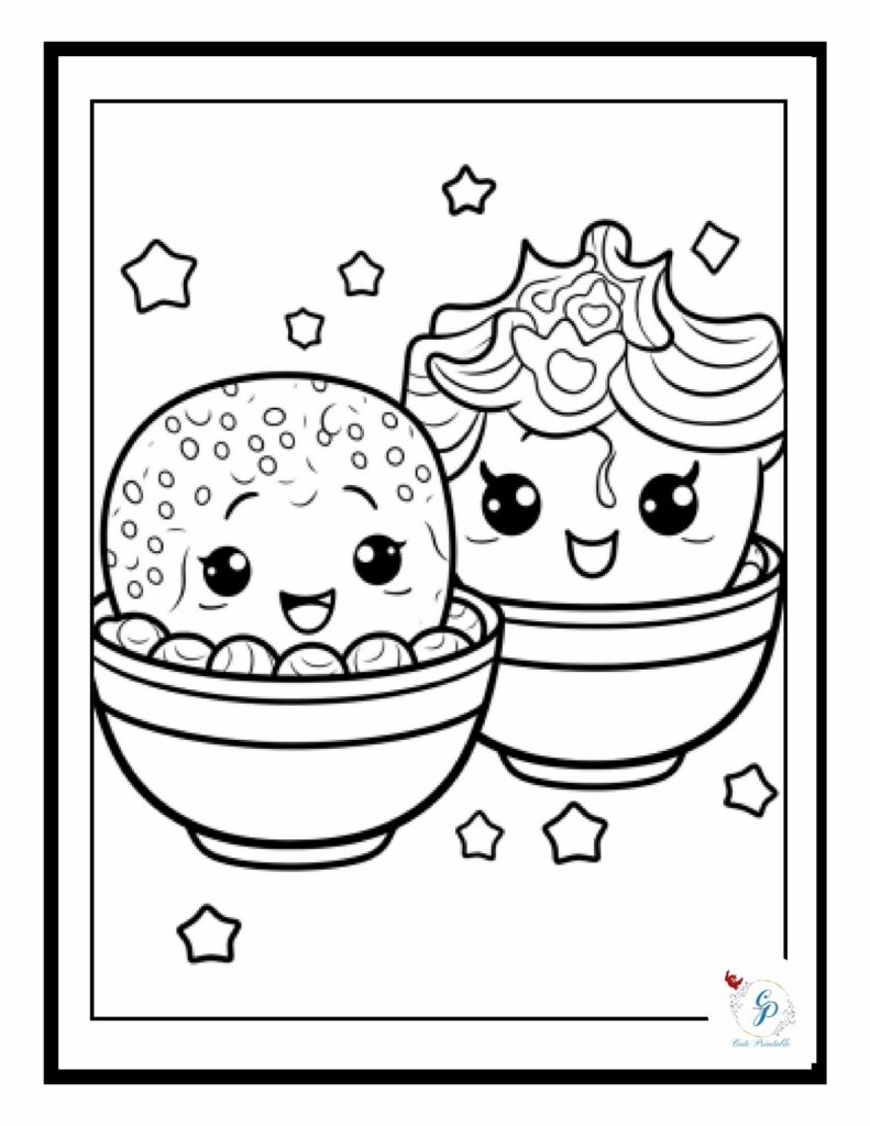 190+ Kawaii Sanrio Characters Coloring Pages Printable 114