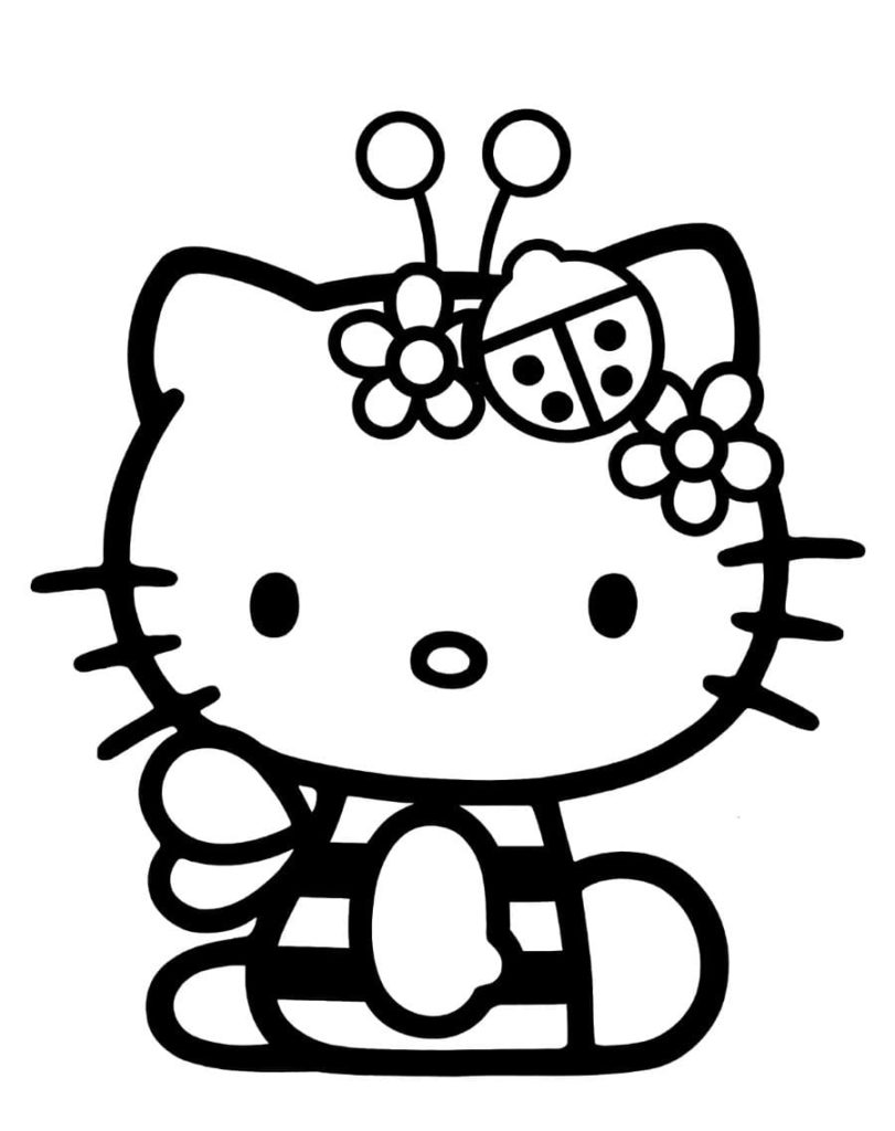 190+ Kawaii Sanrio Characters Coloring Pages Printable 117