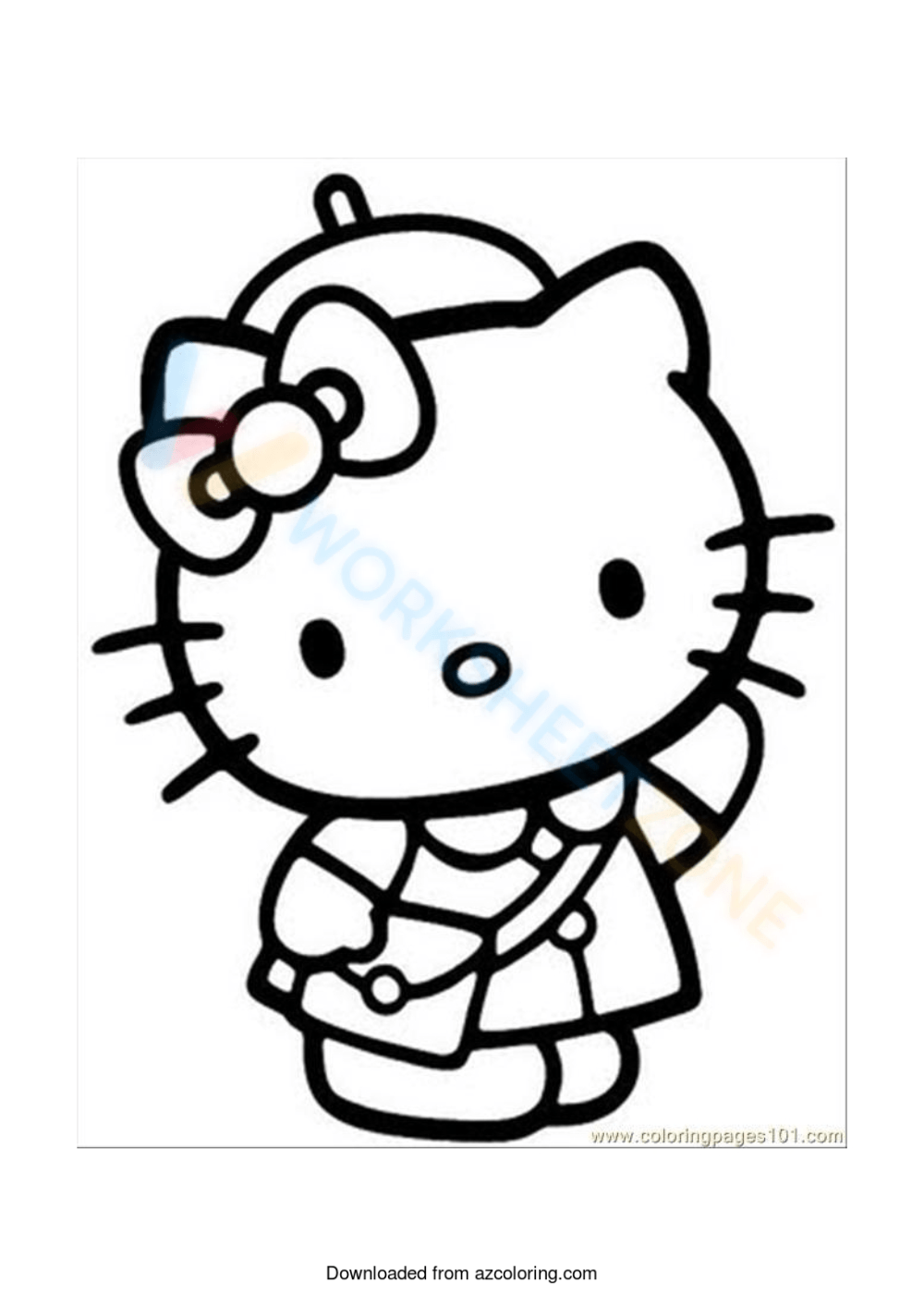 190+ Kawaii Sanrio Characters Coloring Pages Printable 135