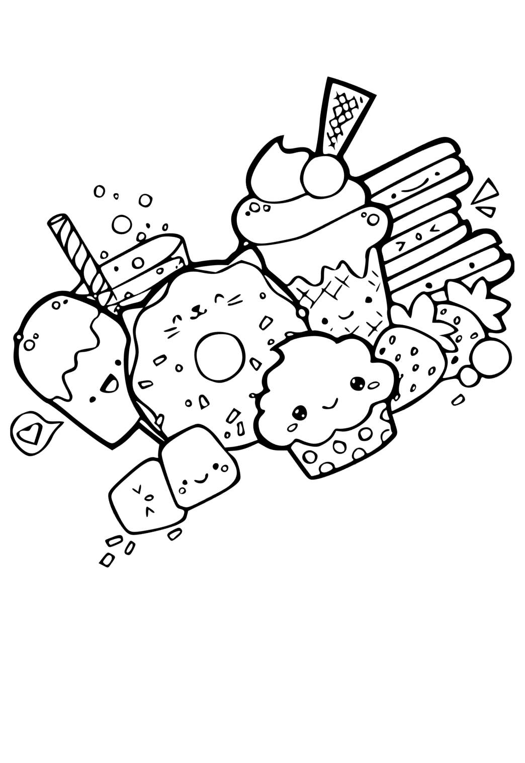 190+ Kawaii Sanrio Characters Coloring Pages Printable 144