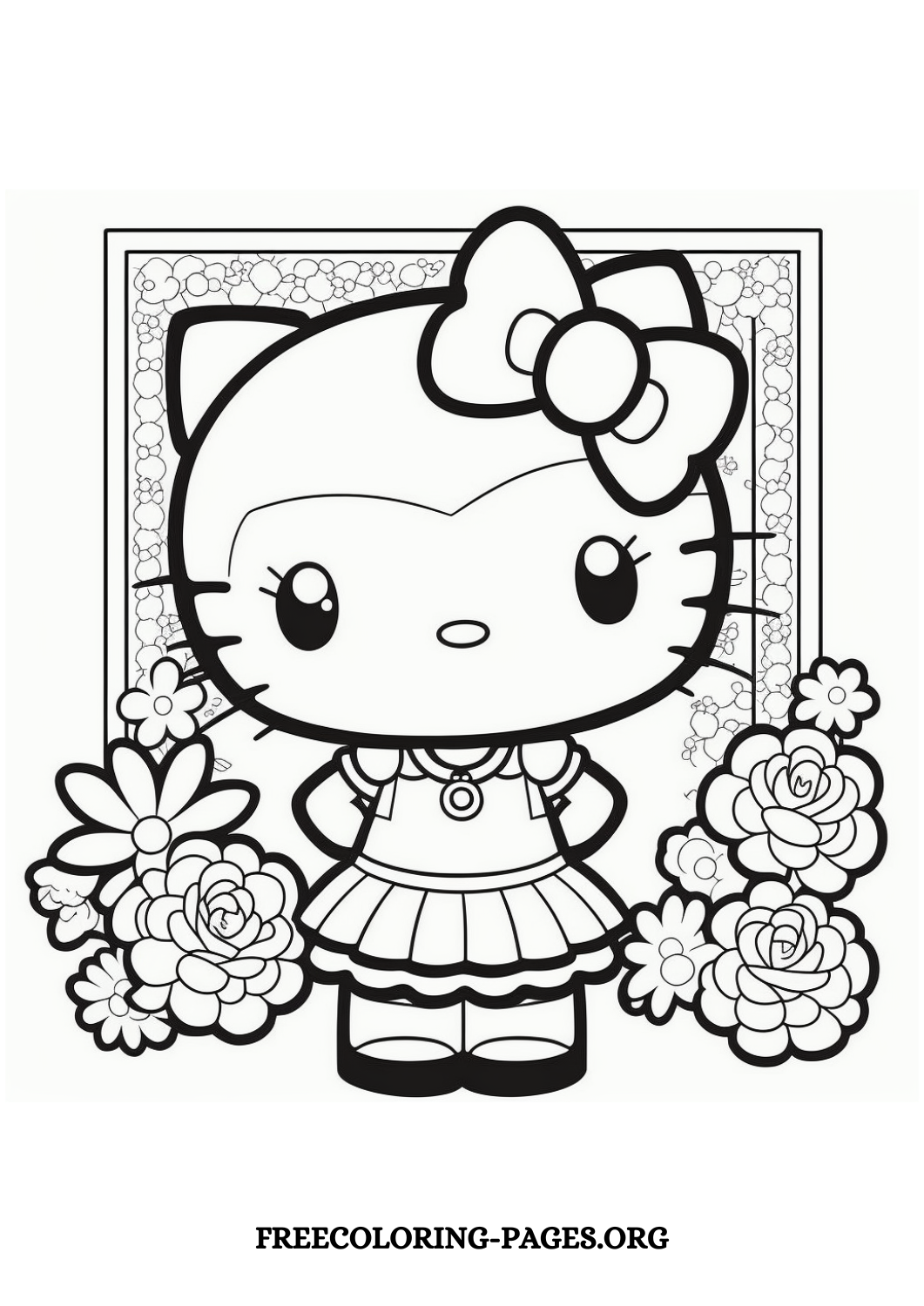 190+ Kawaii Sanrio Characters Coloring Pages Printable 147