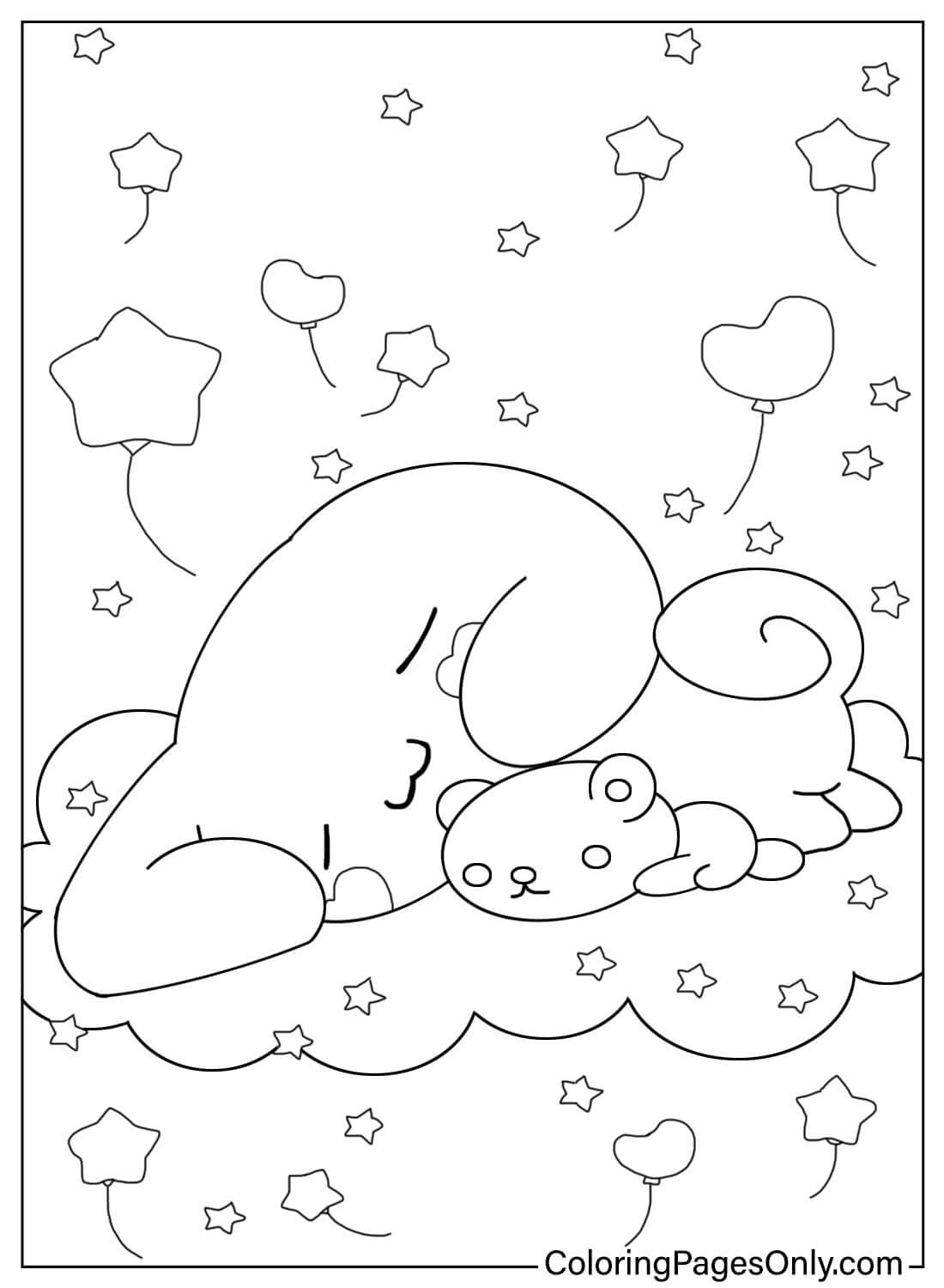 190+ Kawaii Sanrio Characters Coloring Pages Printable 150