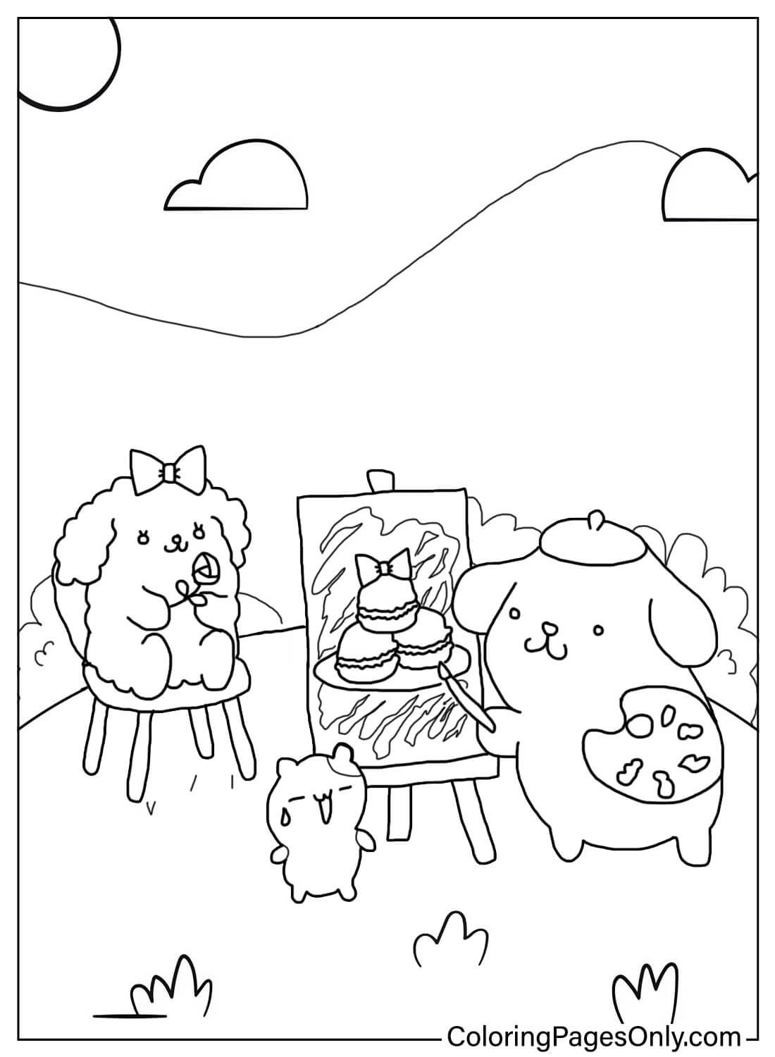 190+ Kawaii Sanrio Characters Coloring Pages Printable 153