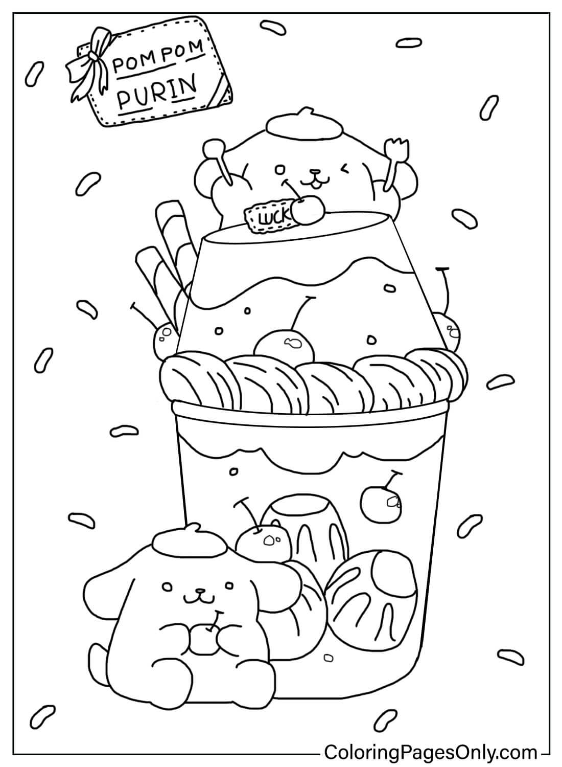 190+ Kawaii Sanrio Characters Coloring Pages Printable 155