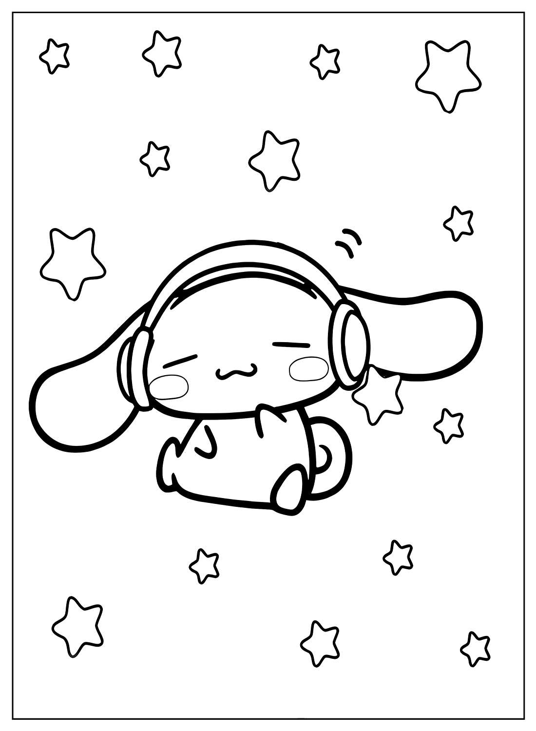 190+ Kawaii Sanrio Characters Coloring Pages Printable 156