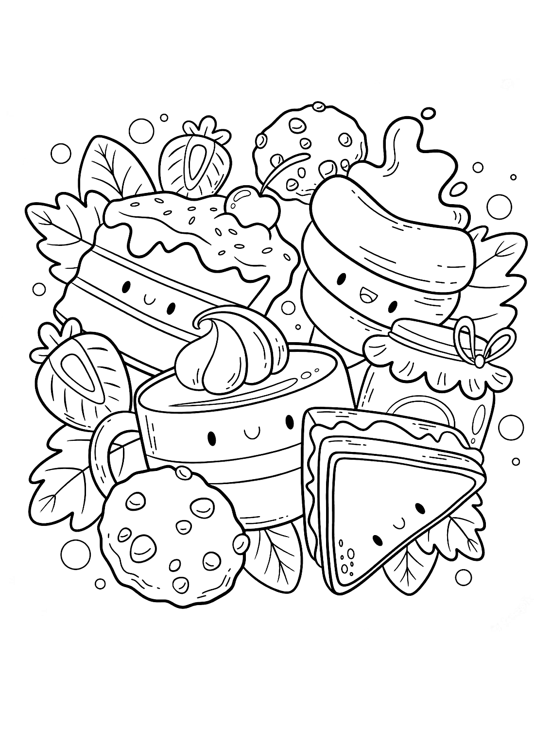 190+ Kawaii Sanrio Characters Coloring Pages Printable 160