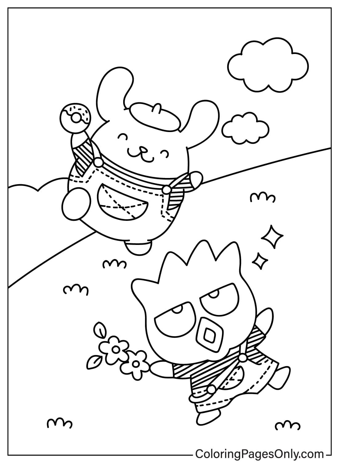 190+ Kawaii Sanrio Characters Coloring Pages Printable 161