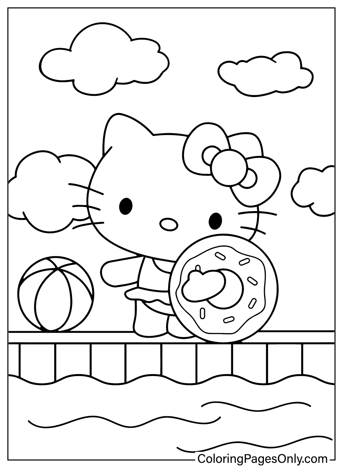 190+ Kawaii Sanrio Characters Coloring Pages Printable 166