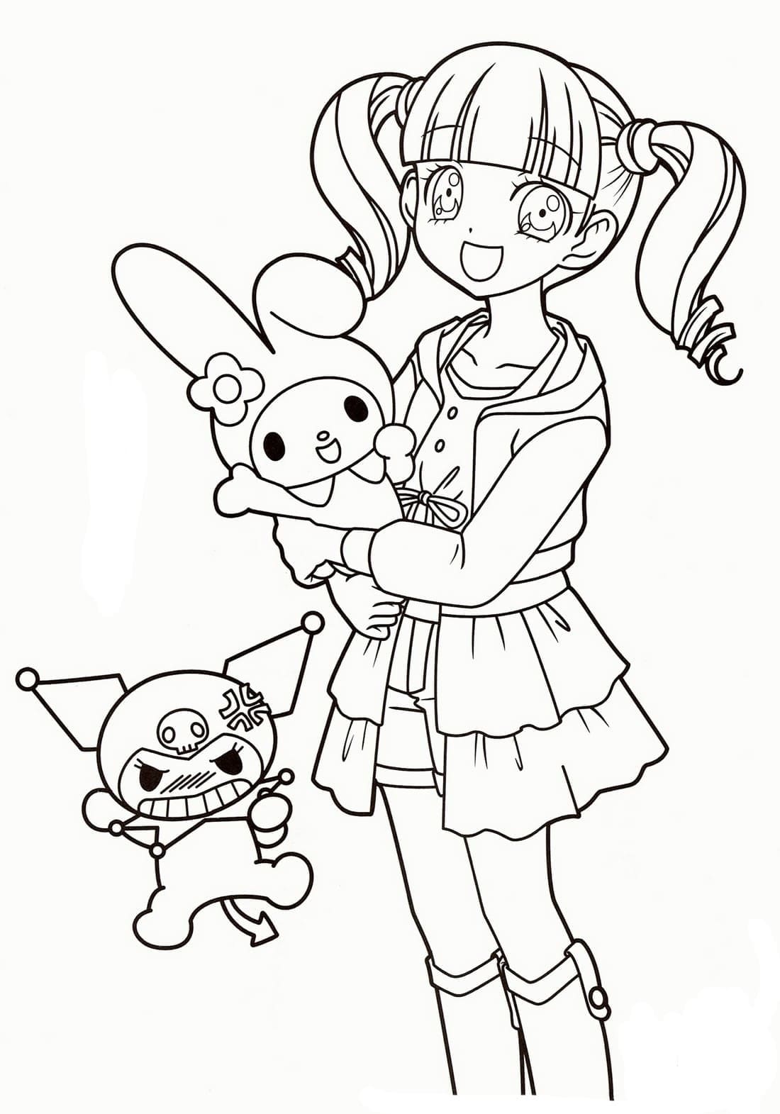 190+ Kawaii Sanrio Characters Coloring Pages Printable 168