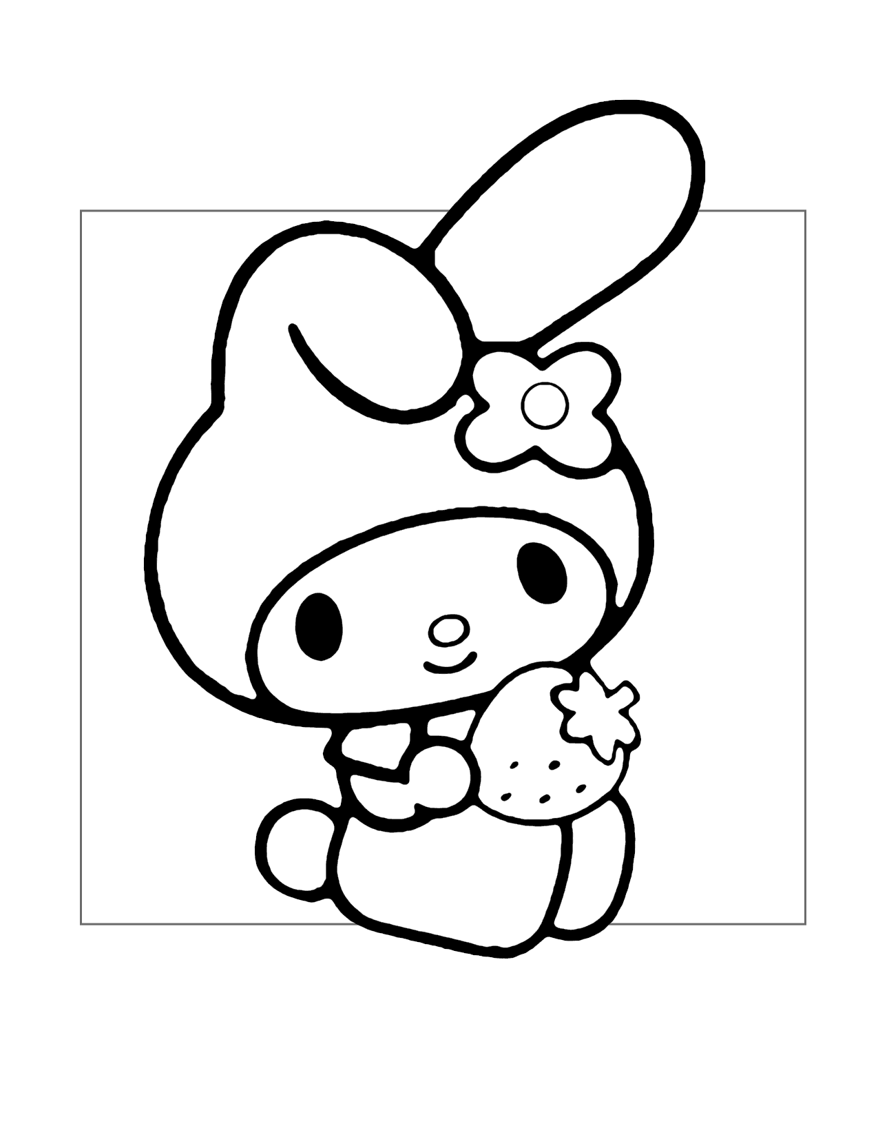 190+ Kawaii Sanrio Characters Coloring Pages Printable 174