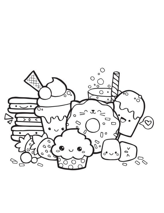 190+ Kawaii Sanrio Characters Coloring Pages Printable 20